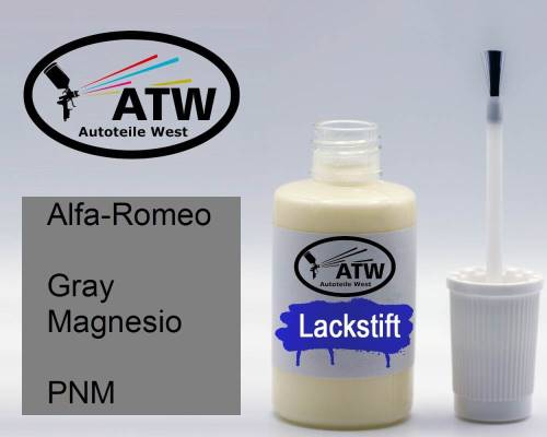 Alfa-Romeo, Gray Magnesio, PNM: 20ml Lackstift, von ATW Autoteile West.